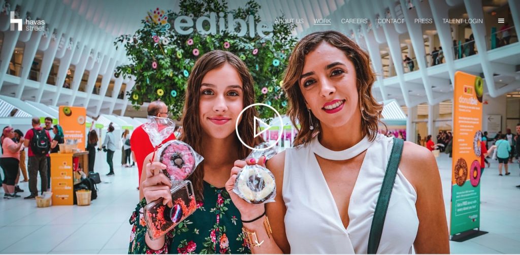large artificial Edible donut tree