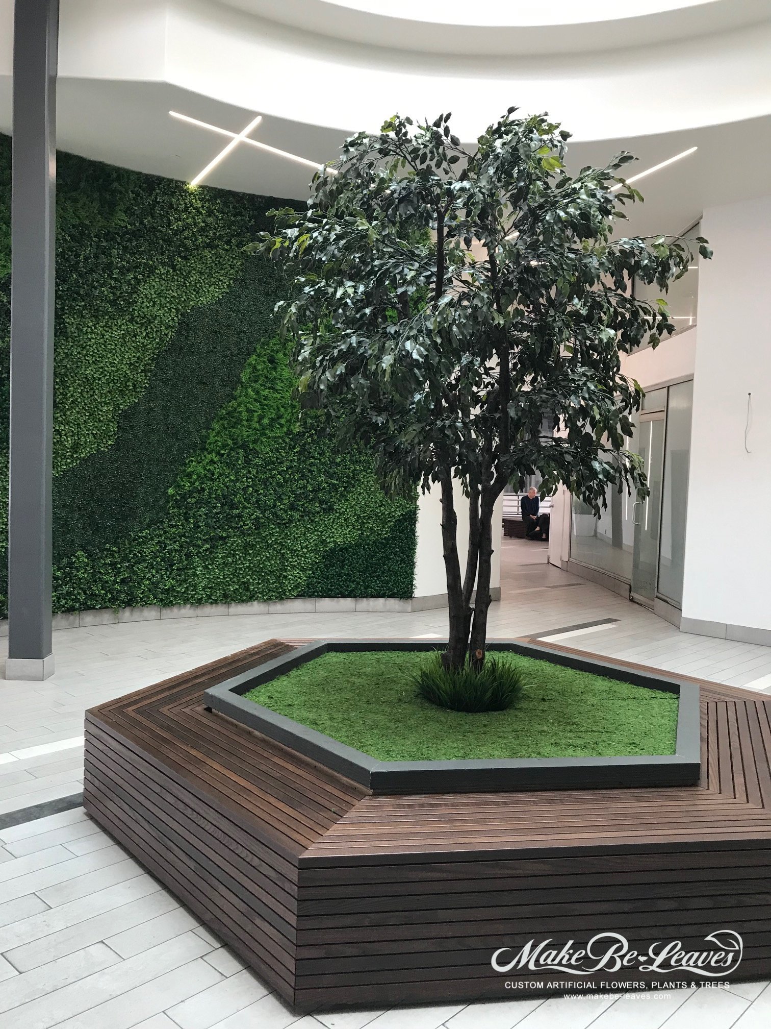 Artificial Green Wall & Faux Trees
