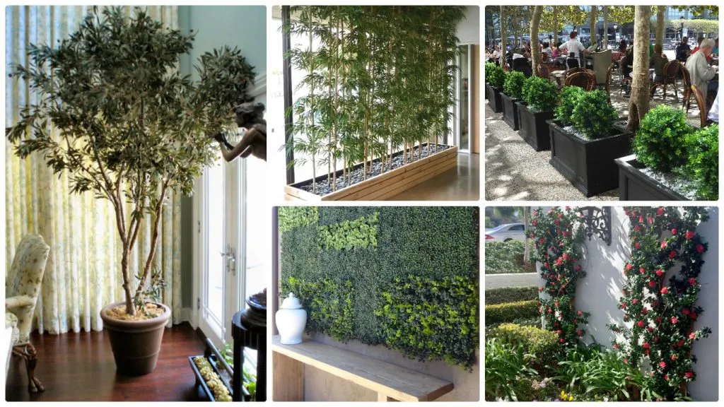 Artificial Plants & Trees - Indoor/Outdoor Use