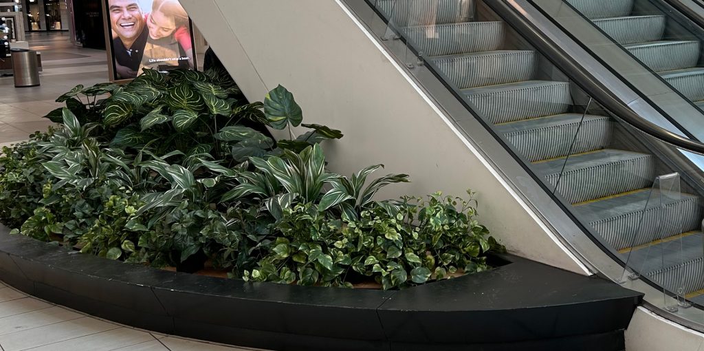 Artificial Calathea, Philodendron, Cordyline and Trailing Pothos