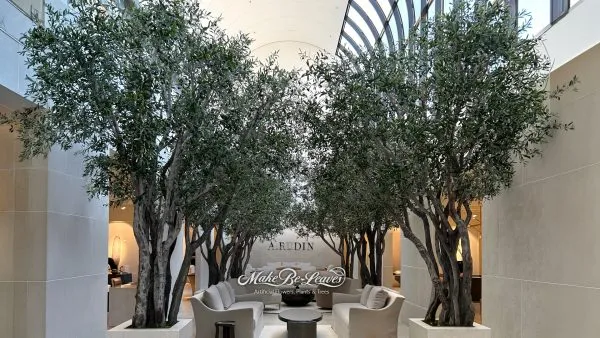 Large artificial olive trees